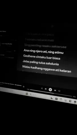 🎧 #foryoupage #liriklagu #tresnotekanemati #lyrics #spotify 