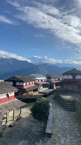 Morning view form Dhampus village ❤️✨#dhampus @SUGaM🌻🌿 @toppendra parsad❤️🍁 @मनिष घिमिरे ° 
