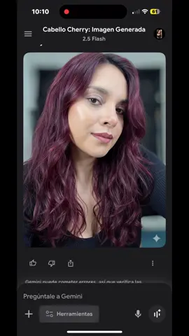 Si quieres un cambio de color en tu cabello, pero no sabes cuál color se te verá mejor. Aquí te dejo un Tutorial con IA para que busques el color que mejor te queda ✨♥️ espero que te sirva #gemini #tutorials #fyppppppppppppppppppppppp 