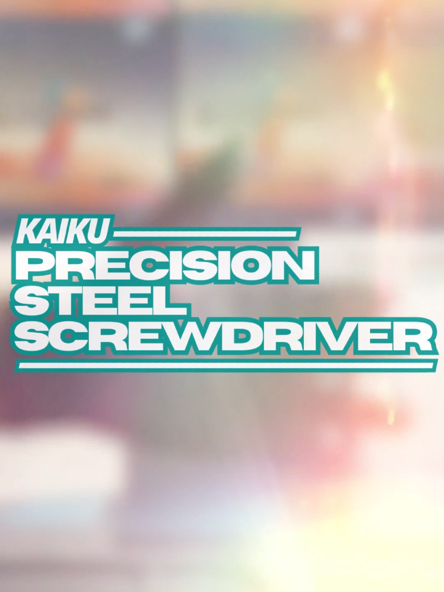 Steel Screwdriver Kaiku. #screwdriverkaiku #Kaiku #obeng