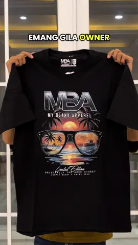 Emang Gila Owner MBA, kaos ORGINAL 100% Cotton 24s dijual 3 pcs 100RBAN?! #mbamyblankapparel #kaosmbaoriginal #fullcotton24s #kaoscombed24s #Promo3pcs100RBAN 