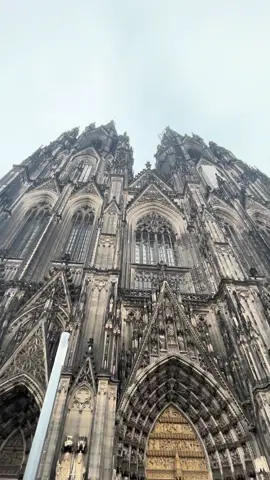 The Cologne Cathedral (Kölner Dom) took more than 600 years to construct. It is one of the most famous landmarks in Germany and a masterpiece of Gothic architecture #germany #cologne #köln #masterpiece #dom 