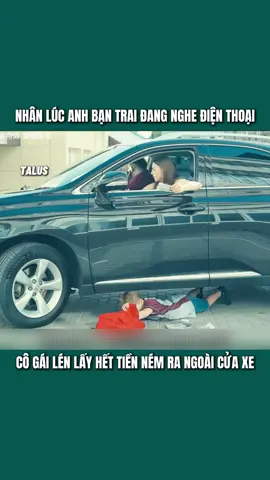 Nhân lúc anh người yêu đang nghe điện thoại cô gái lén lấy hết tiền ném ra ngoài cửa xe #reviewphim #tomtatphim #phimhay #phimhaymoingay #phim 