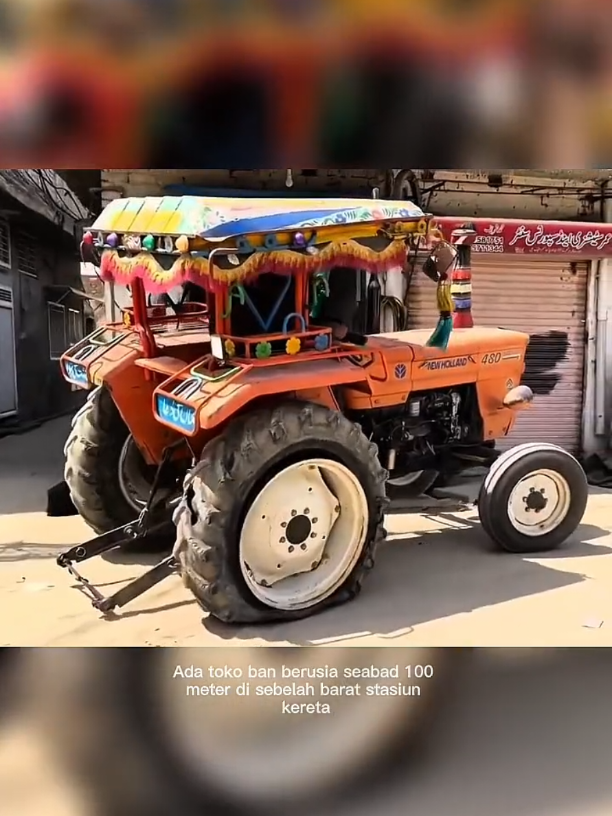 MEMPERBAIKI BAN TRAKTOR MELEDAK#foryou #viral #DIY #DIY #mekanikpakistan 
