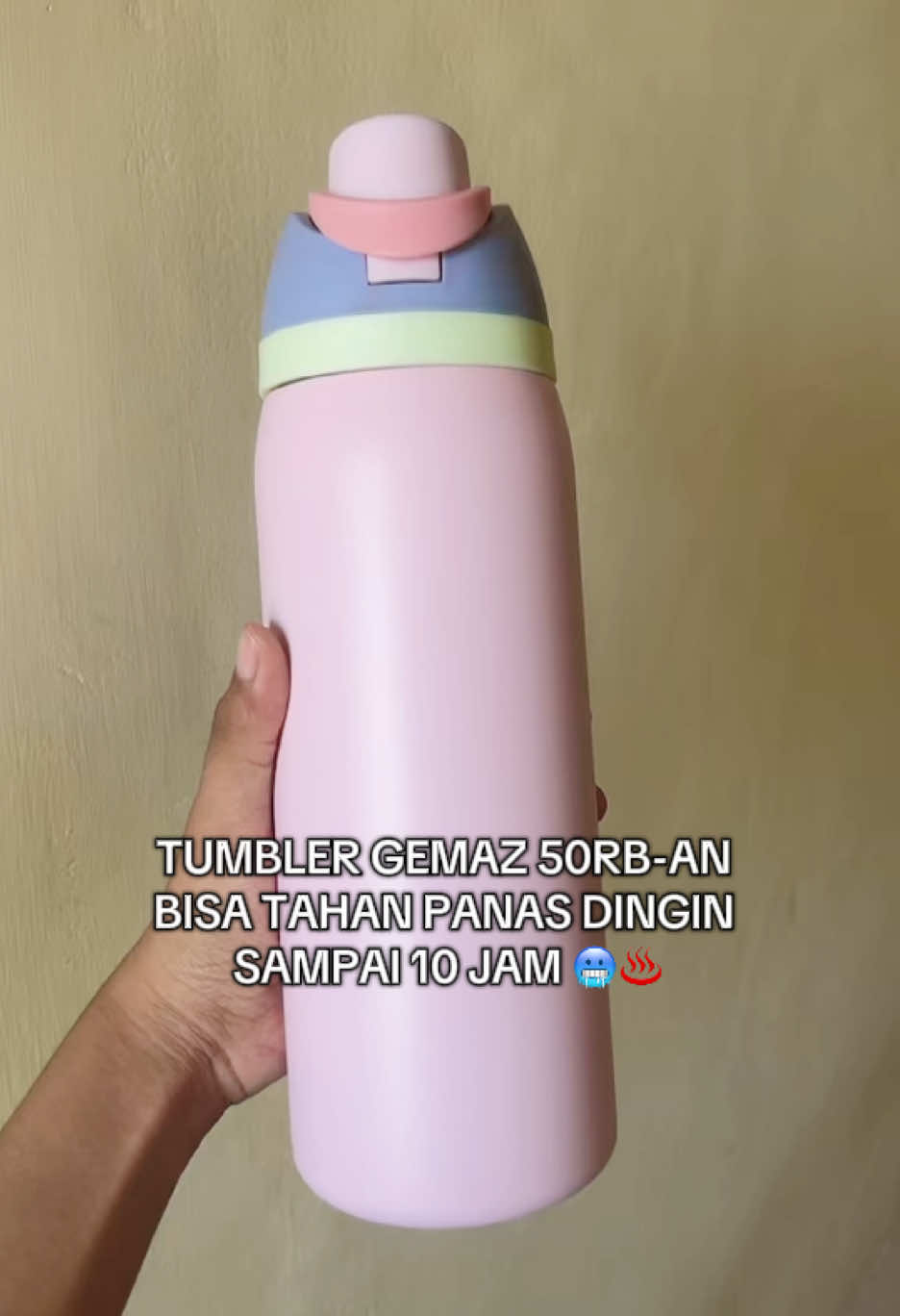 real bisa tahan panas dingin sampe 10 jam aku udah buktiin!! kalian wajib punya 😭🩷🫵🏻 #fyp #tumbler #tumblerviral #tumblertahanpanas #tumblrtahandingin 