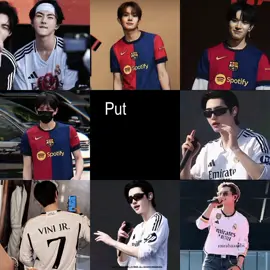 me fan real and barce cuz my husband fan real and barce🙂#barcelona #realmadrid #enhypen #kpop #enhypen 
