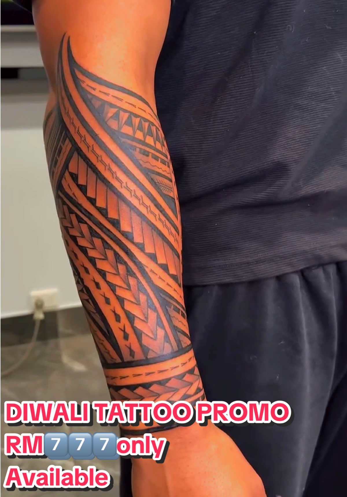 DIWALI TATTOO PROMOTION by HARVVY TATTOOS #maoritattoo #polynesiantattoo #tattoo #Diwali #foryou @Krish K Daya K 