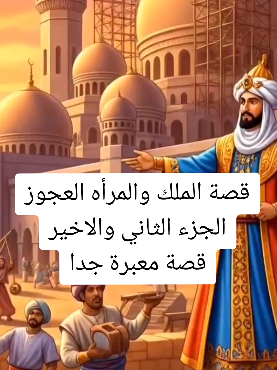 قسة الملك والمرأه العجوز والمسجد الجزء الثاني والاخير #tiktokreels #قصص #TikTokStorytime #قصص_واقعية #explorepage✨ 