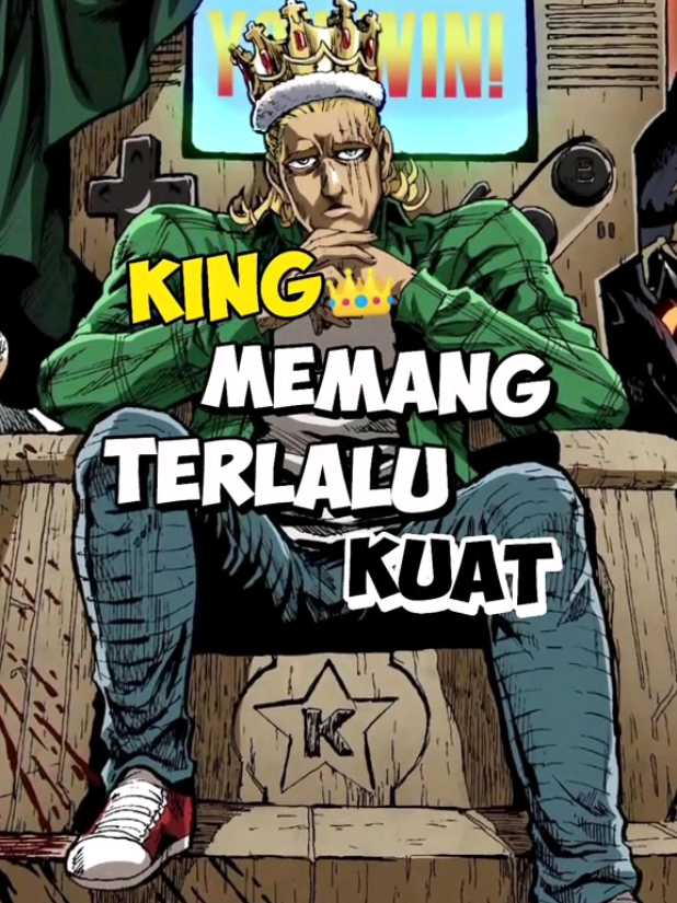 Aura Mencekam Dri Seorang King🥶 #anime #opm #saitama #king #onepunchman 