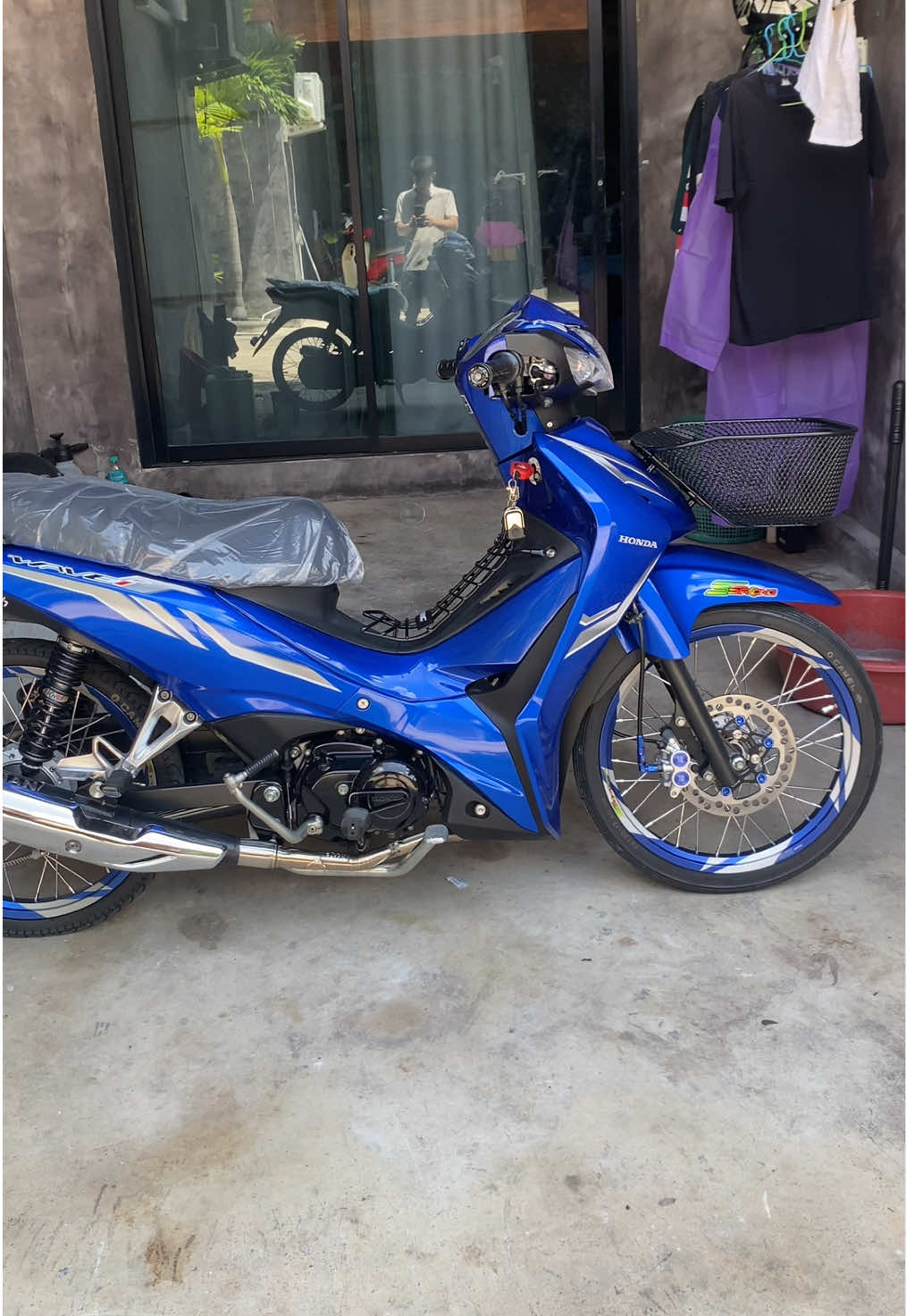 ทรงลุงใจ💙#เวฟสีน้ําเงิน💙 #ตรอ_ตรงรุ่น #บอดี้เวฟ💙🚀 #เอาขึ้นหน้าฟีดที 