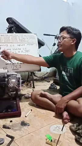 Menghitung volume cc #volume #motorcycle #edukasi #foryoupage 