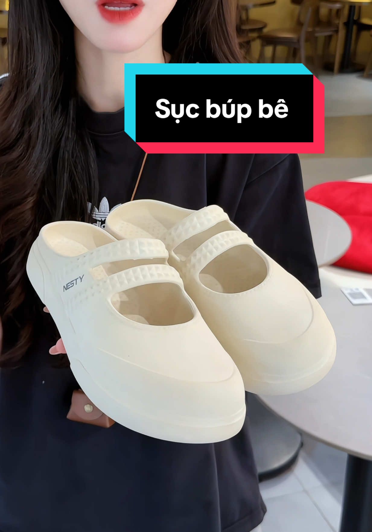 Dép sục búp bê đi siêu êm siêu mềm #nhungoireview #nesty #depsuc #depcaosu 