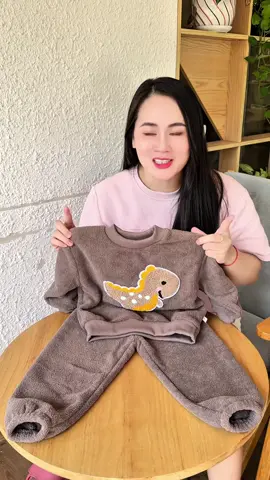 Bộ quần áo nỉ bông phong cách Hàn Quốc cho bé #thoitrangtreem #tiktokshop #bobegai #bobetrai #bomacnhachobe 