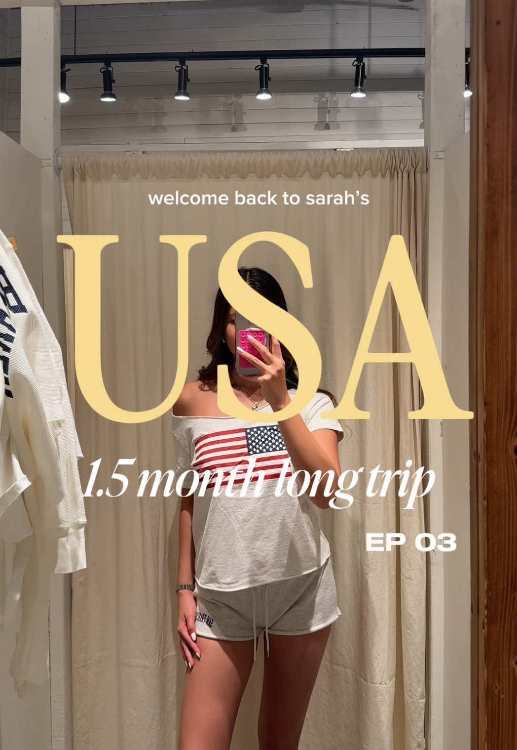 EP. 03 of #sarahsUSAworldtour ! 🇺🇸✨ day 2 here in san jose & did a little shopping around santan row. the weather is gorgeous <3  see you back tmr fr EP04!!!  #19 #nineteenandnavigating #USA #travel 