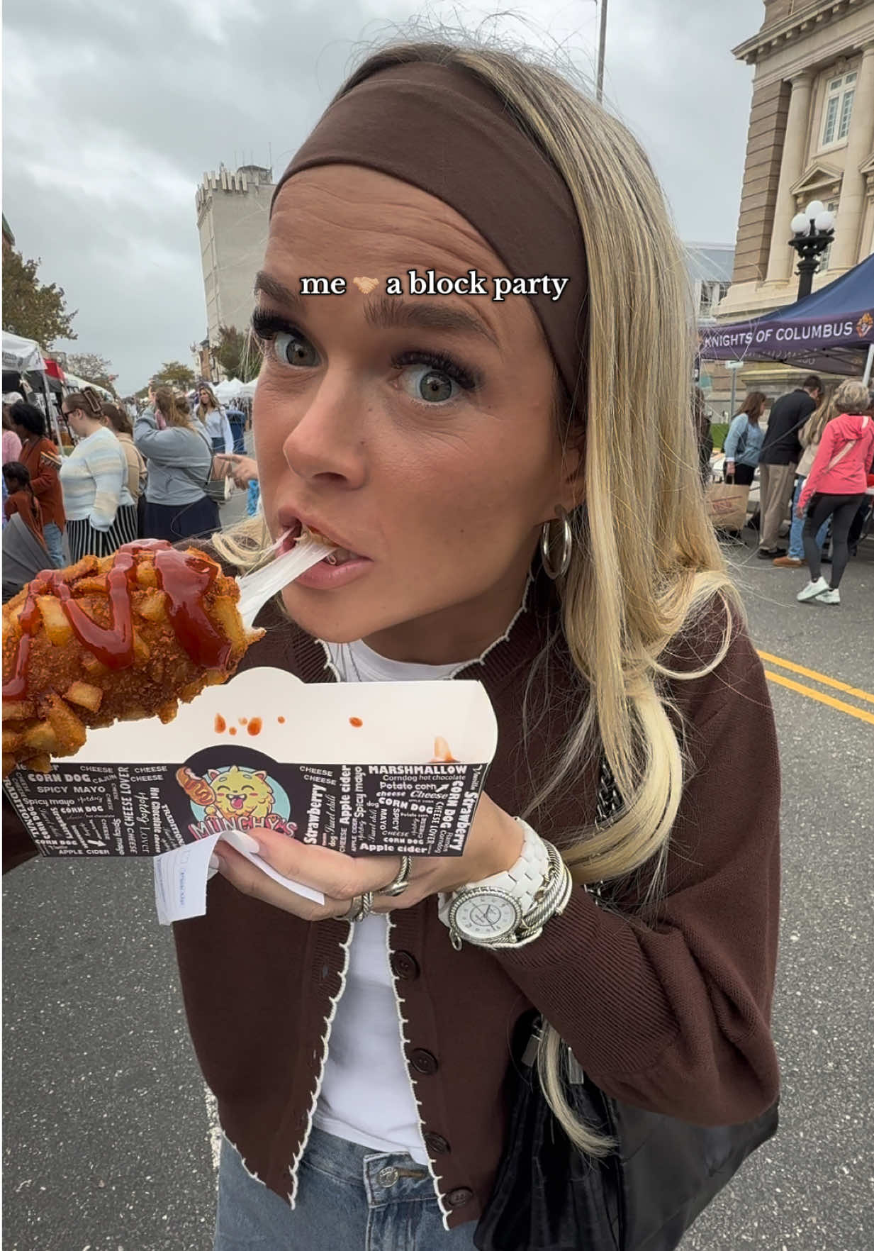Please burry me with a corn dog. It’s my obsession. #fyp #blockparty #corndog #koreancorndog #mukbang 