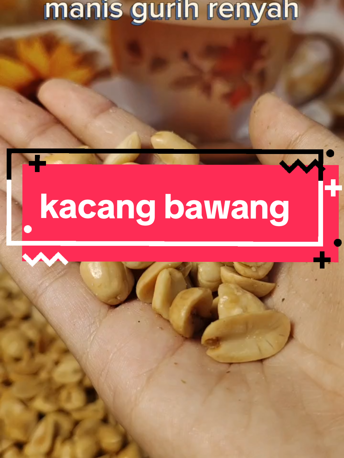 cemilan teman santai #asmr #snack #kacangbawang #kacang 