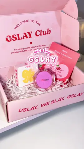 Má hồng GSLAY hiệu ứng ửng hồng siêu ưng🍒 #tiktok #xuhuong #unboxing #makeup 