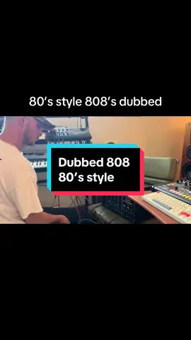 Behringer 808 ran through my Yamaha cassette deck and an Evan’s tape echo. #studiosession #sounddesign @Depalma House 