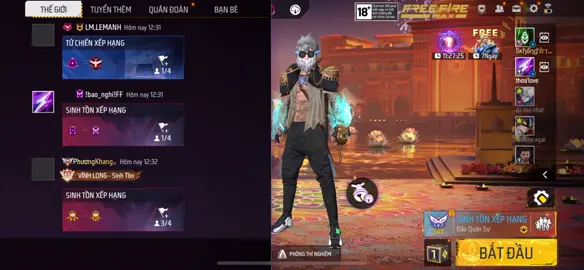 Chịu ah gà ban hết 3 acc #garenafreefire 