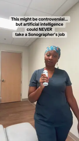 This might be controversial… …but AI could NEVER replace a Sonographer. AI can analyze images, sure. But can it: ✨ Comfort a nervous patient? ✨ Adapt when every body is different? ✨ Use judgment + compassion in real time? Nope. That’s why sonographers are irreplaceable.  Do you agree or disagree? Drop your thoughts below ⬇️ #ultrasoundstudent #ultrasound #sonographer #fyp #ultrasoundtech 
