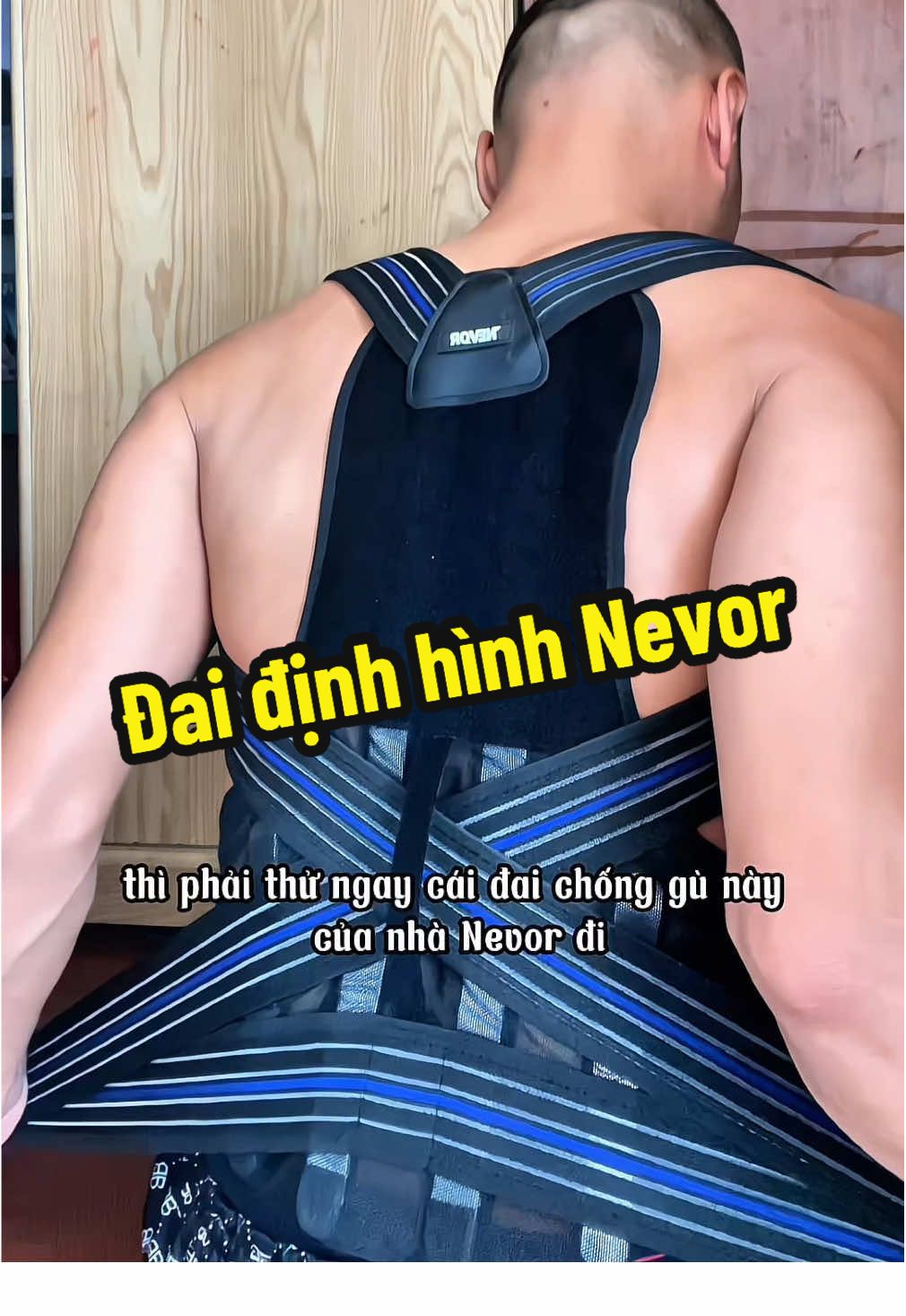 Đai định hình cột sống cho anh em có hiện tượng lưng cong#dotienich #laohoitrainghiem #daidinhhinh #daichonggulung #nevor 