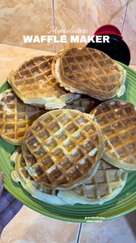 Easy na gumawa ng waffle 🧇 #minielectricwafflemaker🖤 #miniwafflemaker #wafflemaker 