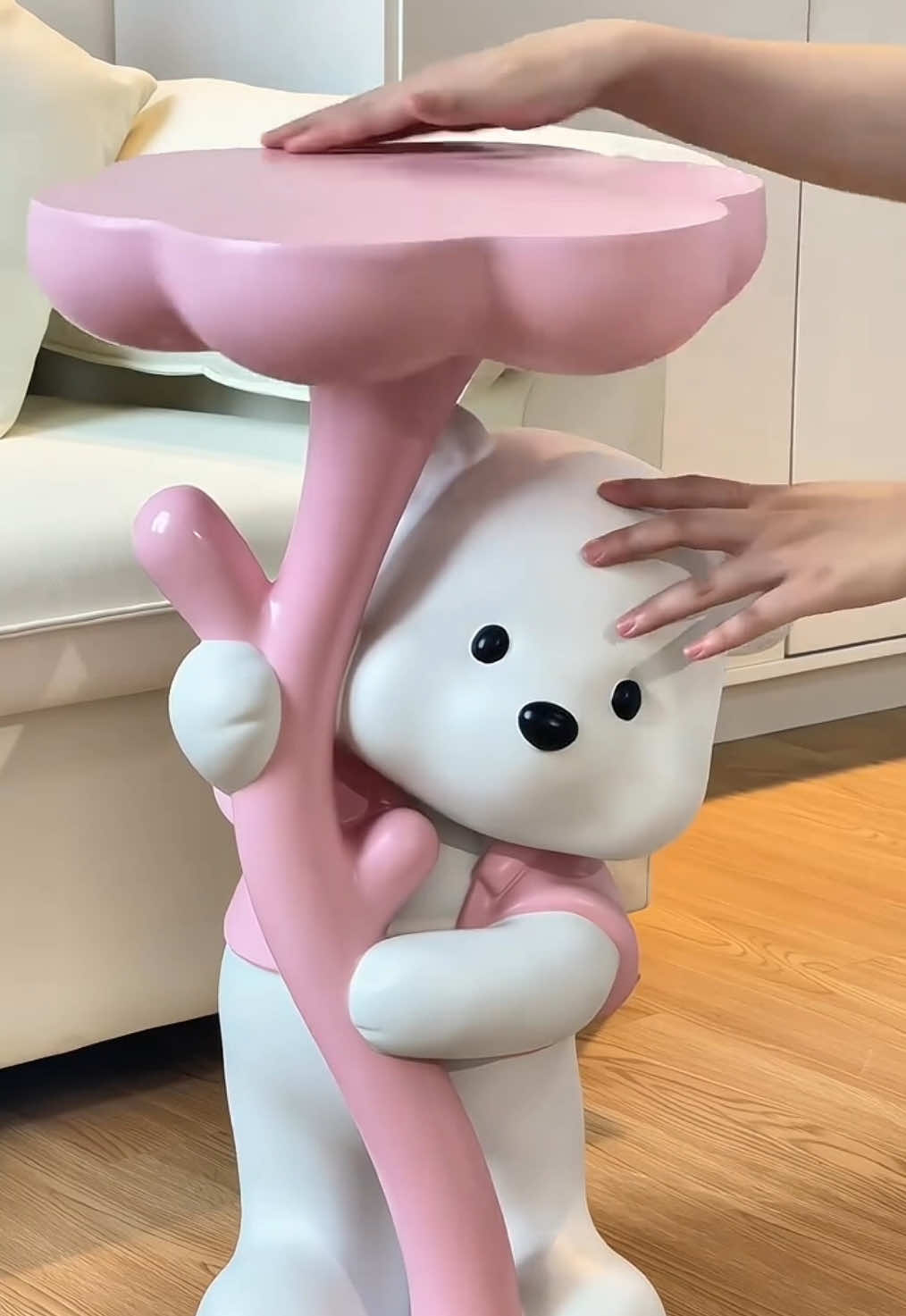 Bàn để đồ hình gấu đáng yêu #tiktok #xuhuong #review #viral #foryoupage 