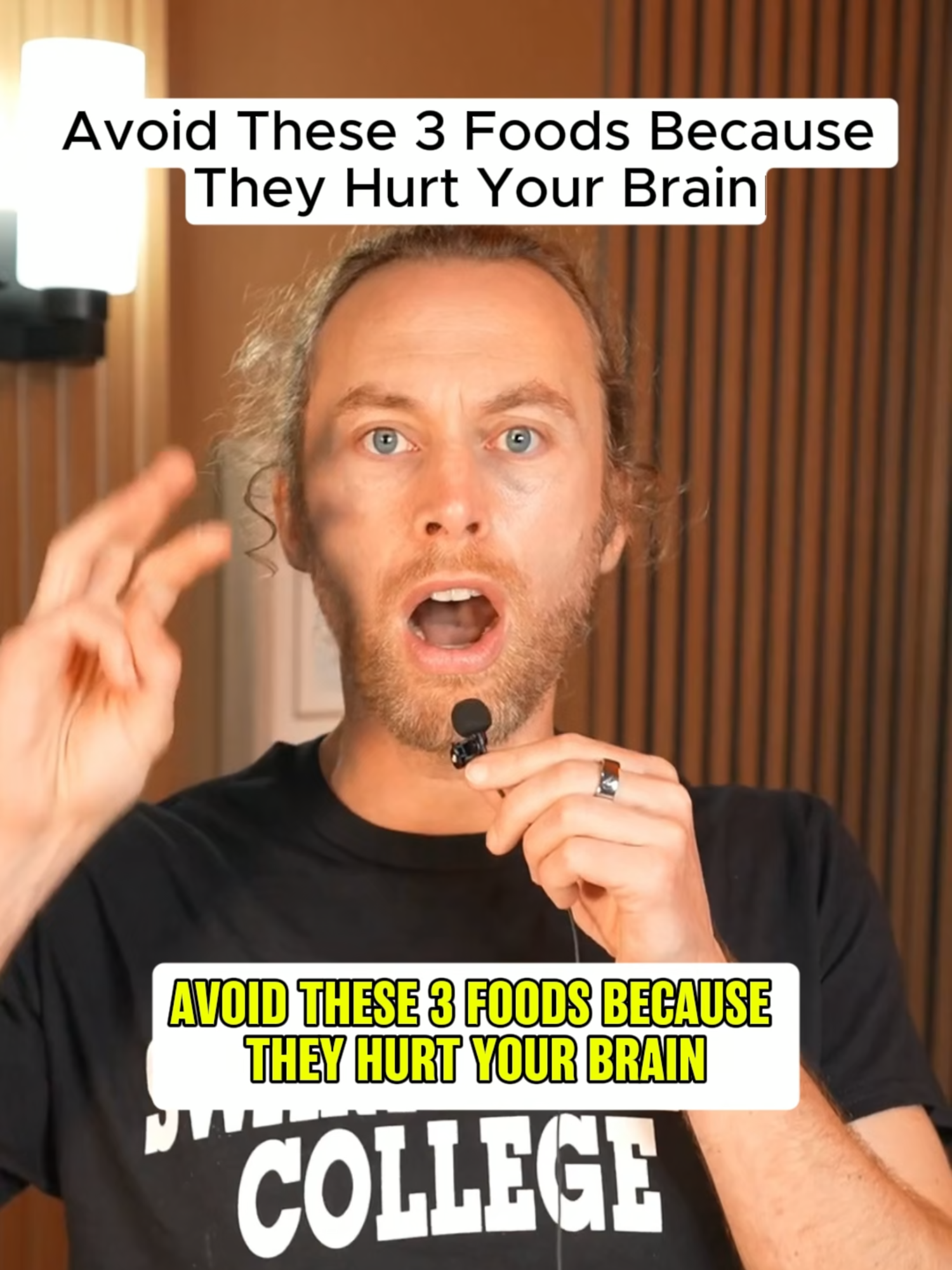 AVOID These Three Foods because they hurt your brain. #foods #brain #inflammation #robertwblove