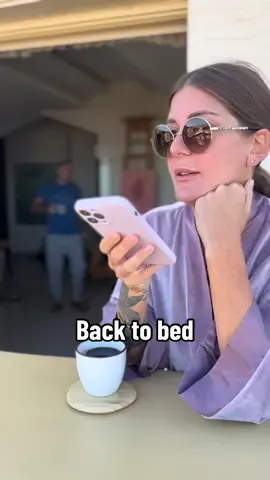 Back to bed…#barduliban #lebanesecouple #balcony #wife #shopping 