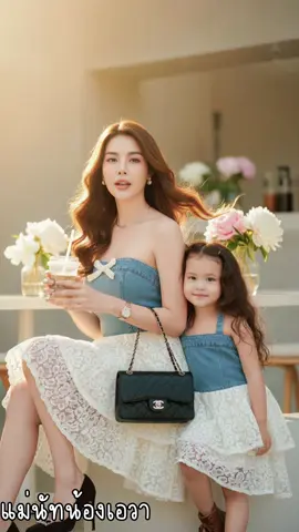 aiสร้างถาพคู่แม่ลูก#ai #gimini #ฟีดดดシ #แม่ลูก #เอวาลูกแม่นัท 