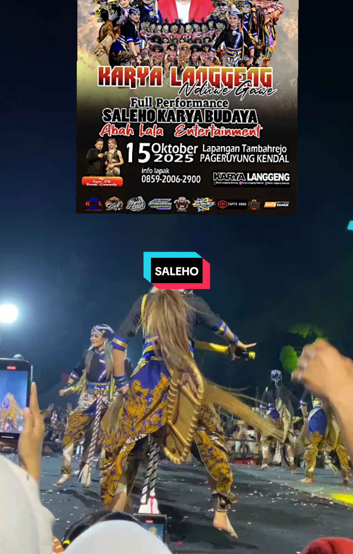 pindah tempat + HTM.. 🤔 @Saleho Karya Budaya ID @MEDIA KENDAL @ABAH LALA REAL @𝐀𝐗𝐂𝐄𝐋𝐌𝐀𝐑𝐓𝐒𝐀𝐍𝐃𝐀 @𝐦𝐚𝐫𝐬𝐡𝐚𝐲𝐚𝐧𝐠 @KARYA LANGGENG SUKOREJO @Depo Karya Langgeng 