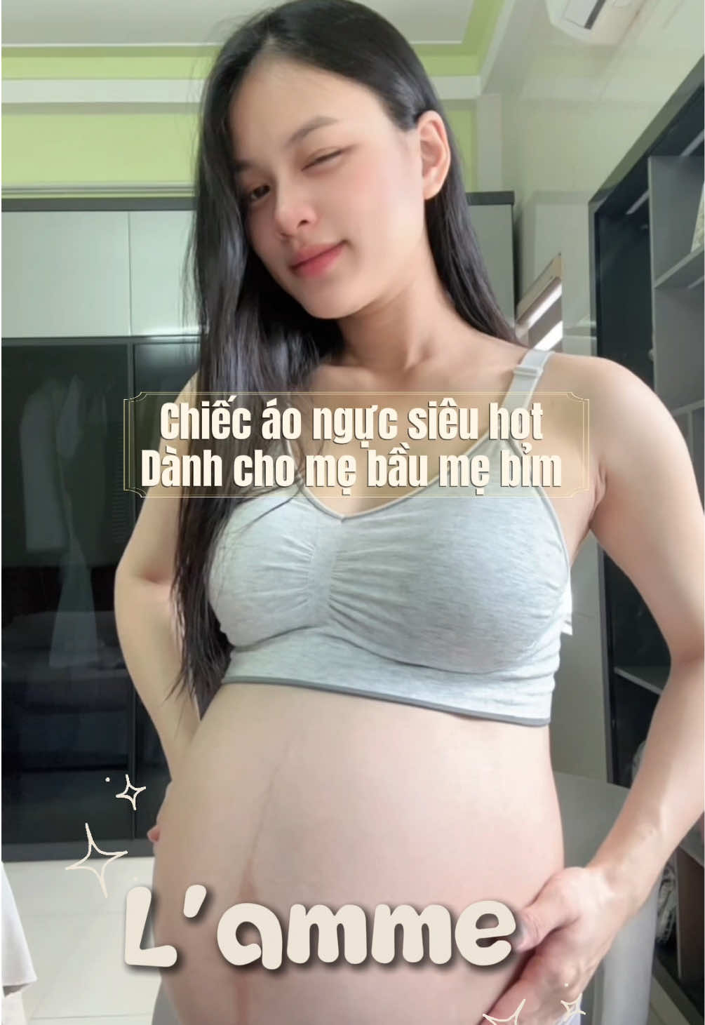 Tui lại tìm được thêm 1 chiếc áo ngực siêu ưng để ở cữ rồi nè mấy mom🥳 #lamme #mebau #mebim #aongucbau #aongucbauvasausinhchobebu 