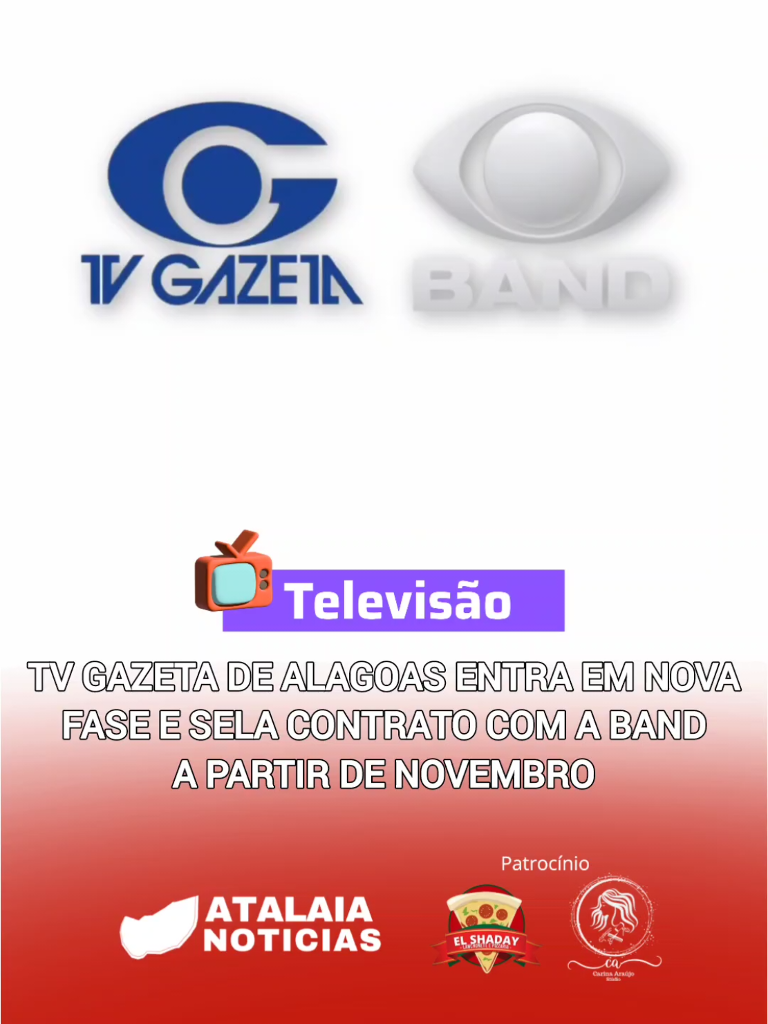 Depois de anos de estabilidade com a Globo, a TV Gazeta de Alagoas está prestes a redefinir sua trajetória. A partir de 1º de novembro de 2025, a emissora iniciará uma nova parceria com a Rede Bandeirantes (Band) — uma mudança estratégica que promete sacudir o mercado da televisão local. Do rompimento ao recomeço A mudança da Gazeta para a Band não ocorreu de forma repentina. O rompimento com a Globo foi antecedido por disputas judiciais e negociações que se estenderam ao longo dos últimos dois anos. Em 2023, a Rede Globo optou por não renovar o contrato de afiliação com a Gazeta. Desde então, os bastidores foram marcados por impasses legais e estratégias de transição, até que o Superior Tribunal de Justiça (STJ) determinou um prazo para que a Globo buscasse nova afiliada em Alagoas — abrindo espaço para o desfecho. Com esse cenário, os executivos da Gazeta aceleraram as conversas com a Band, que avançaram com rapidez até se concretizarem em formalização. Agora, a emissora entra em um período de reestruturação para ajustar-se aos padrões e demandas da nova rede.  O que muda na tela — e nos bastidores A nova fase da Gazeta vai além de uma simples troca de logotipo: ela envolve ajustes aprofundados em jornalismo, programação e estrutura comercial. Alguns pontos de atenção já são visíveis: Programa e identidade jornalística: será necessário adaptar o jornalismo local ao padrão Band, que pode demandar novos formatos, vetores visuais e diretrizes editoriais distintas das da Globo. *Conteúdo local como ativo estratégico: há forte aposta da emissora em reforçar produções regionais — noticiários, reportagens e atrações feitas em Alagoas — como diferencial competitivo. Matéria na Íntegra no Link de Nosso Story/Destaque 🔴 Aqui Sempre Tem Mais Informação 💻 Saiba Mais em: portalatalaianoticias.com.br 📲 Siga: @portalatalaianoticias no Instagram