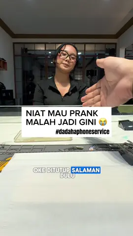 Niat mau prank malah jadi gini😭 #service #apple #iphone #ugreenbyasteros #asterosofficial 