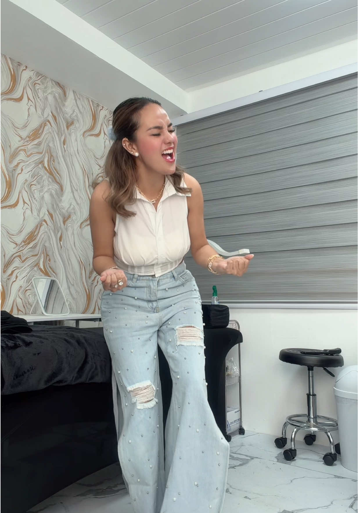 This girl is on fire