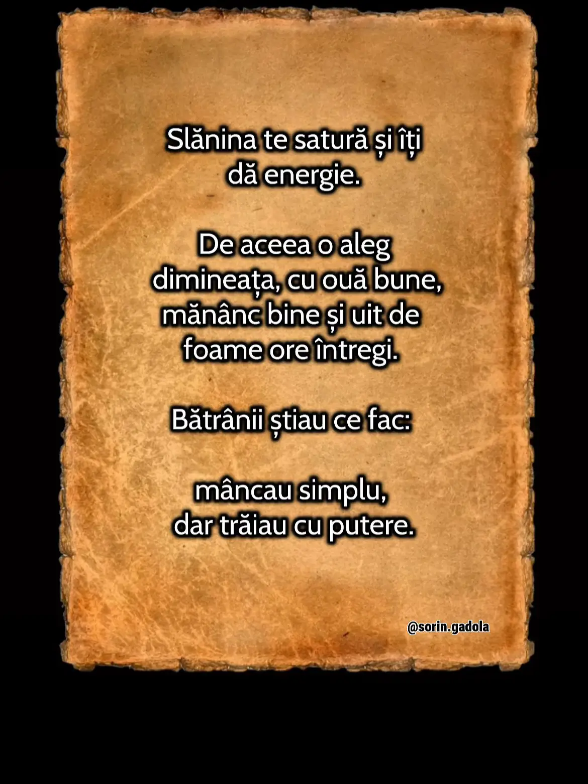 Slănina, mâncată cu măsură, dă energie, sațietate și echilibru.