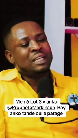 @Prophète Markinson  anpil gwo koze pale #prophetemarkinson #topjoudagenkozenanmenw #topjoudakapfèkoze #topjoudamavew #topjoudagenbonzen 