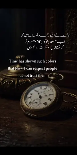 🍁🍂وقت نے ایسے رنگ دکھائے ہیں کہ اب عزت تو دے سکتا ہوں مگر اعتبار نہیں۔🍂🍁#TrustIssues #LifeLessons #RespectButNoTrust #HardTruth #BrokenTrust        