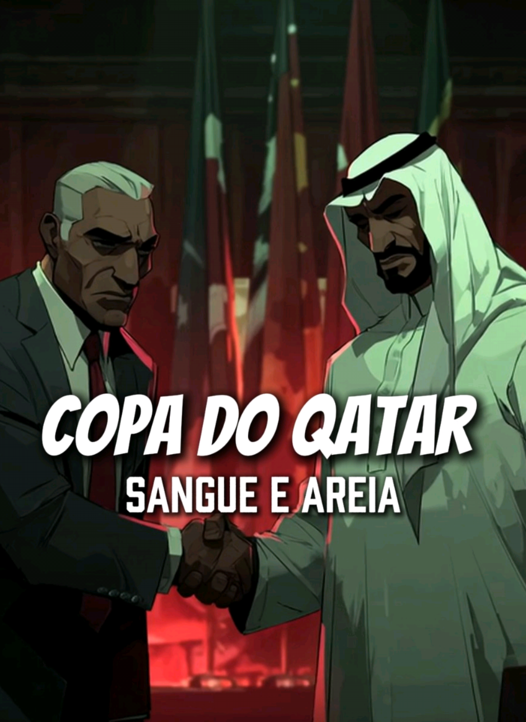 Qatar, a história por trás da Copa do mundo  Subornos, sheiks árabes e a FIFA em destaque. Milhares de vidas perdidas por estádios de luxo! #história#qatar#fifa