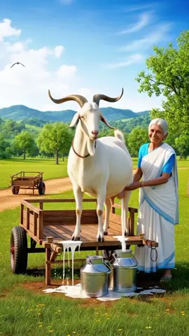 Grandma’s Million Liter Goat and the Angry Morning 😱🐐 #foryou #fyppppppppp #1millionaudition #foryoupage 