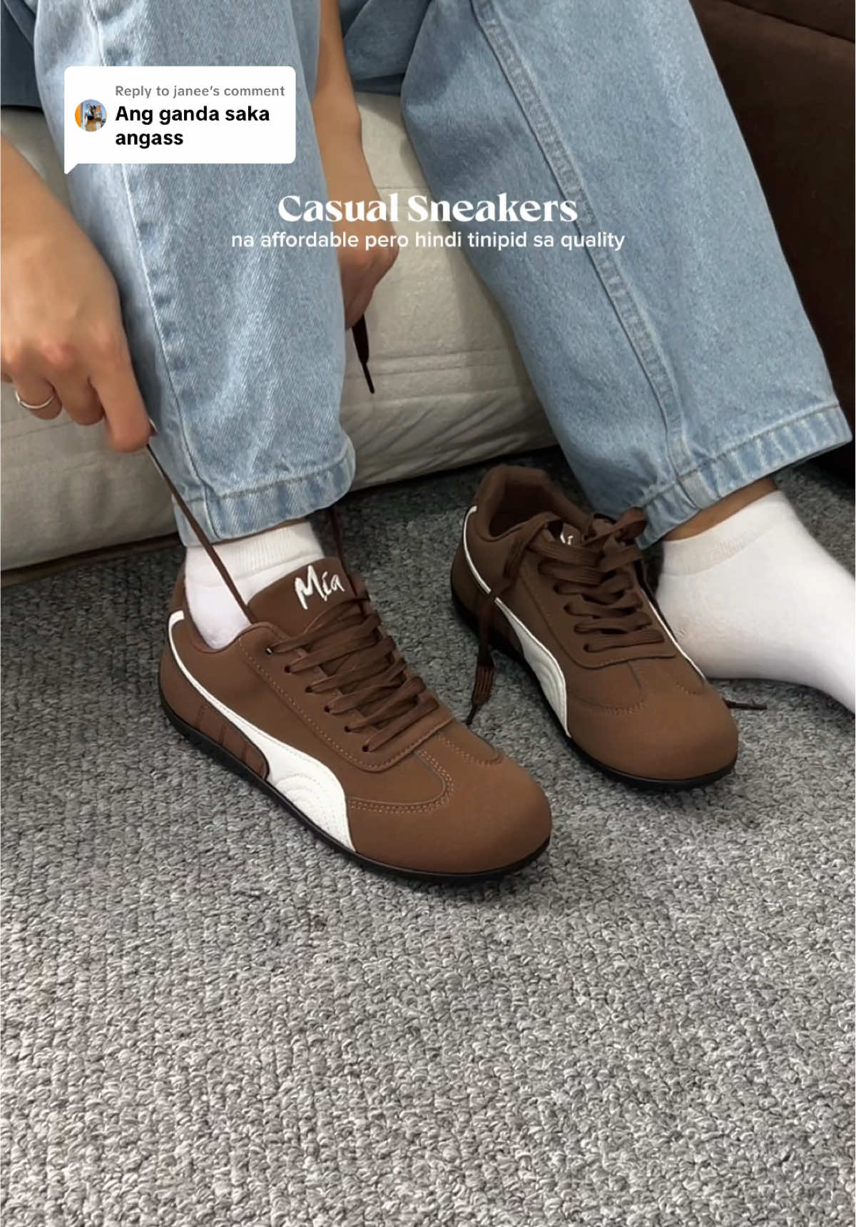 Replying to @janee sobrang ganda & comfy nito! #shoesforwomen #casualsneakers #shoesrecommendation #affordableshoes #sneakers 