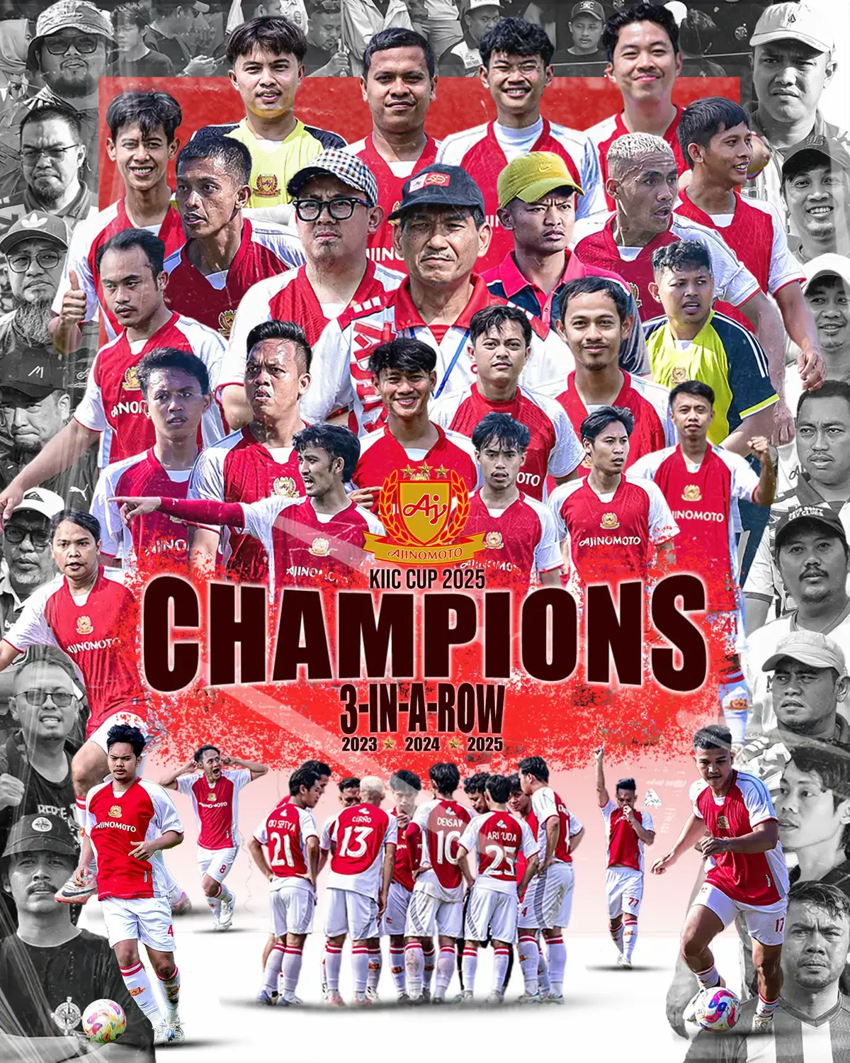 Alhamdulillah,masih ada cintanya😇 Kembali juara KIIC CUP. 3 in a Row ☝🏻🥇 #fyp #kiiccup2025 #kulipabrikkarawang #ptajinomoto #finalkiicup2025 