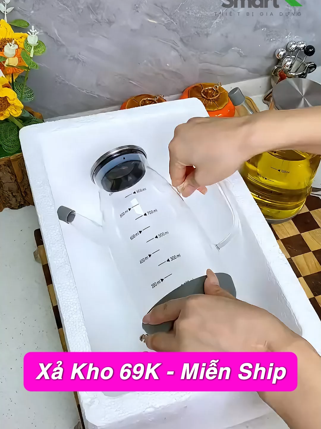 Chai Đựng Dầu Thủy Tinh – Gọn Gàng, Đẹp Mắt, An Toàn #viral #smart #xuhuong #chaidungdauan #chaidungdauanthongminh #dogiadunggiare #dogiadungtienich