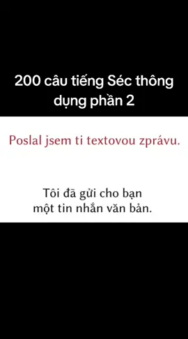 Học tiếng Séc, český jazyk, čeština, czech language, Praha, Séc, #CapCut 