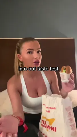 in-n-out taste test (beetje teleurstellend) #tastetest #innout #fyp 