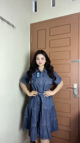#dresjeans #dressdenim #dresmidi 