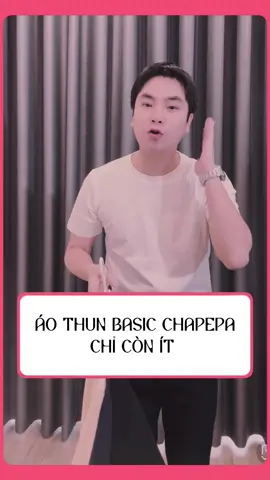 Áo thun basic Chapepa chỉ còn ít #namhoang0860 #chapepa #chapepastore 