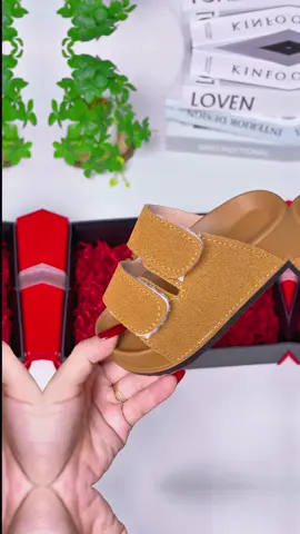 Dép 2 quai da lộn sang mềm nhẹ cho bé #deple #deptreem #depchobe #mẹmiko #xuhuong 