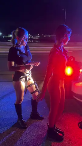 cop and criminal @Justin #copandprisoner #halloween #costumes 