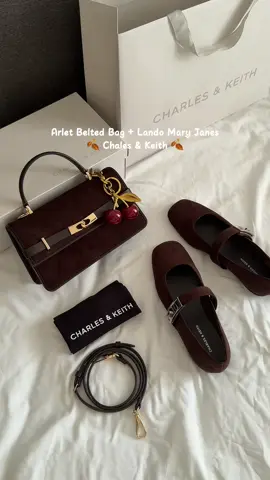 Arlet Bảng da lộn màu espresso brown Charles & Keith 🤎☕️ #dailyunboxingg #charlesandkeith #charleskeith #cnk #fyp 